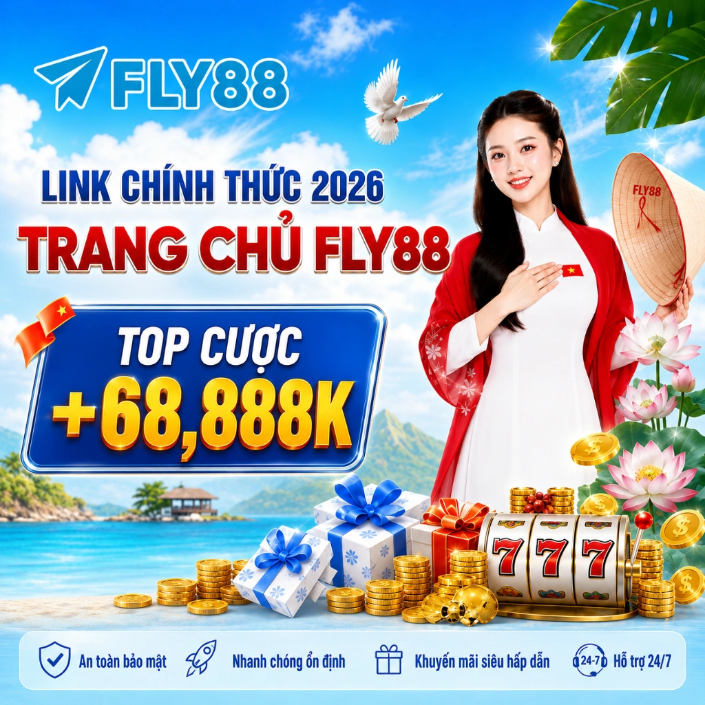 FLY88 – Link chính thức 2026, ưu đãi top cược +68,888K